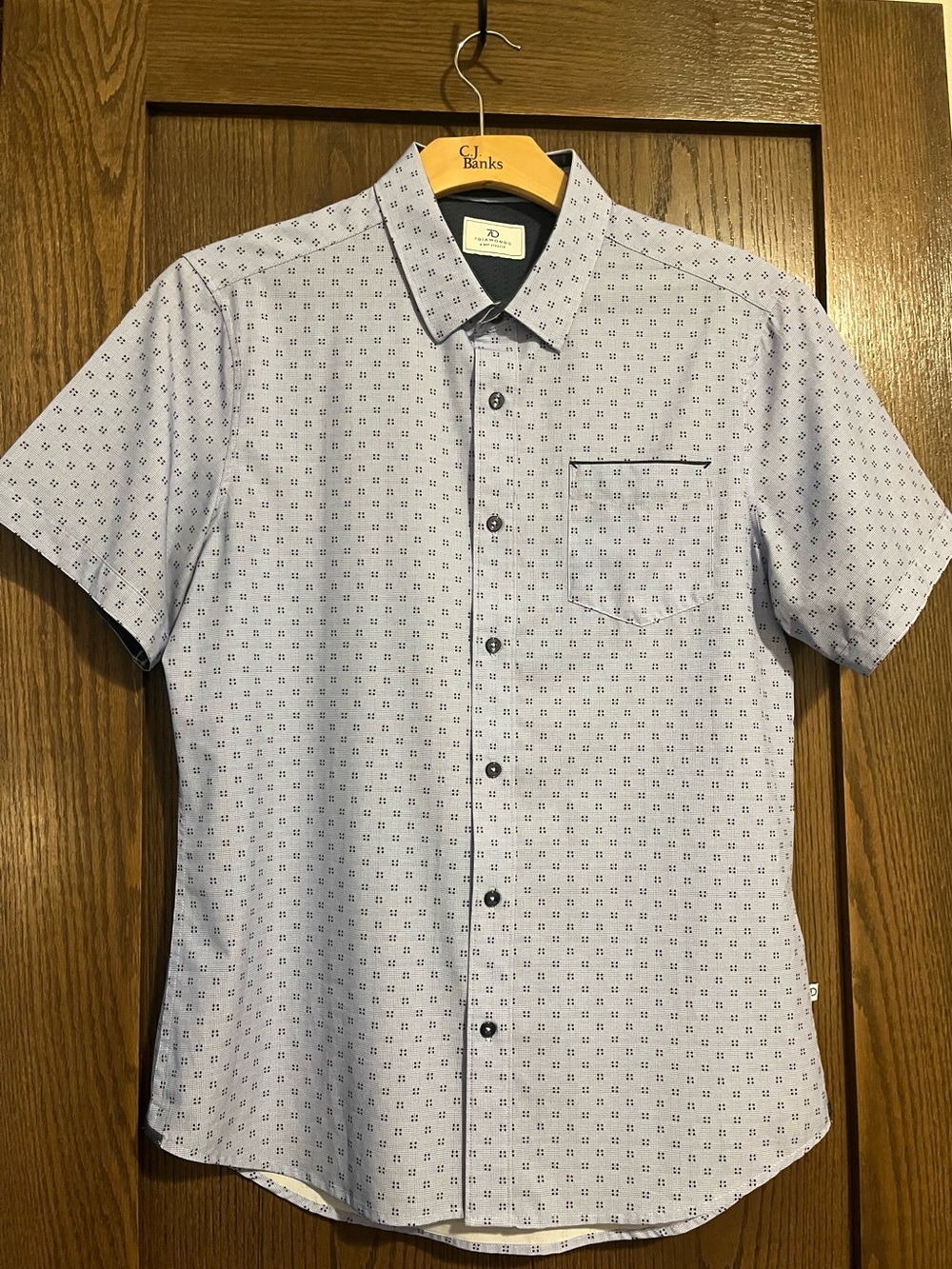 7 Diamonds Button Down Shirt - Picture 1 of 4